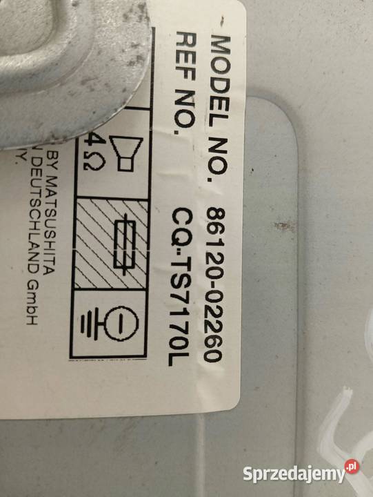 RADIO 8612002260 Toyota Corolla IX 20002006 Rok produkcji 2002 sprzedam