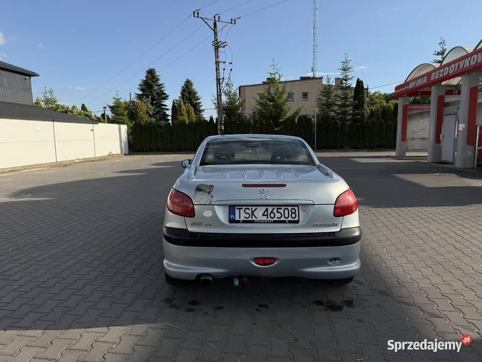 Peugeot 206 CC 16 Benzyna 2002r Cabrio
