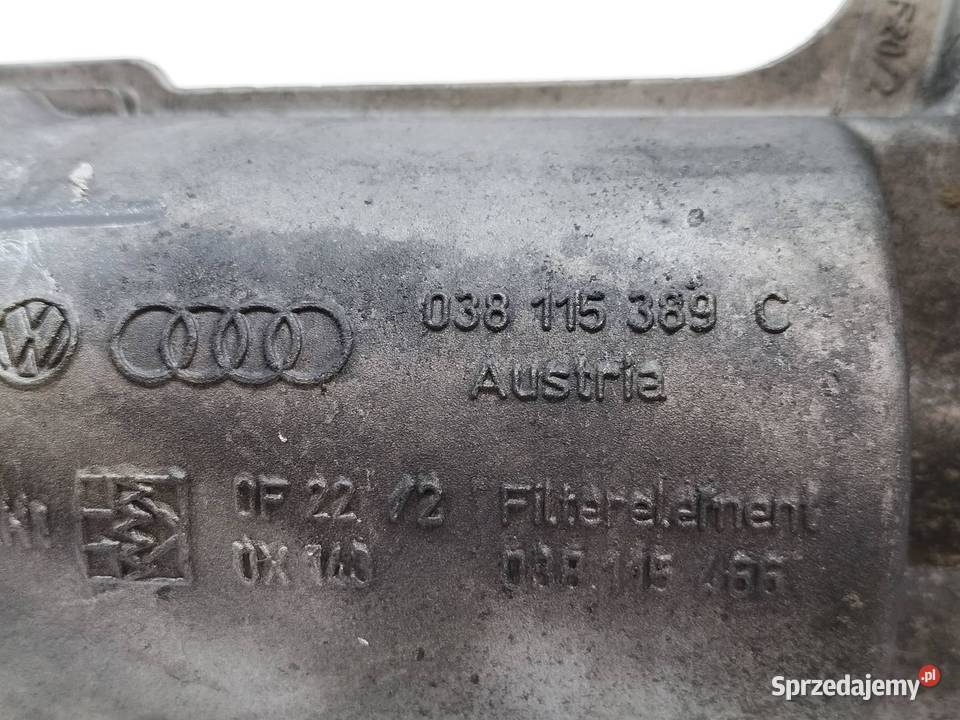 OBUDOWA FILTRA OLEJU 038115389C 19 TDI VW Passat