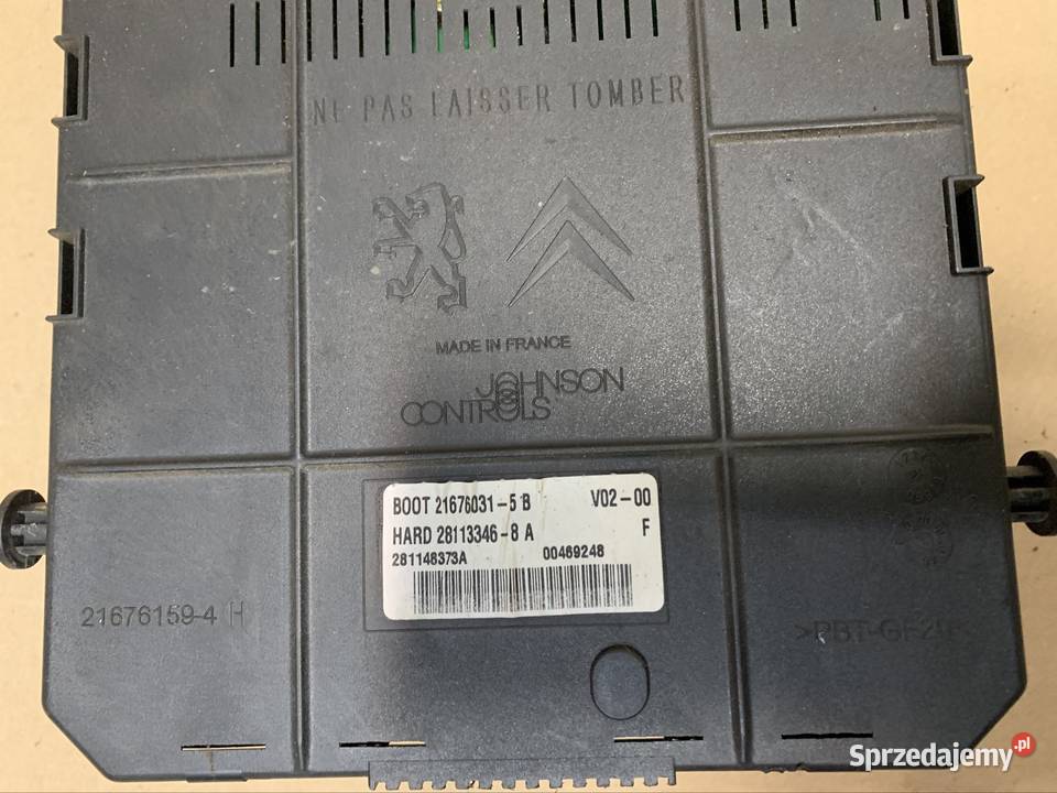 9660105980 moduł bsi 2004 H0501 citroen c4 Ustowo
