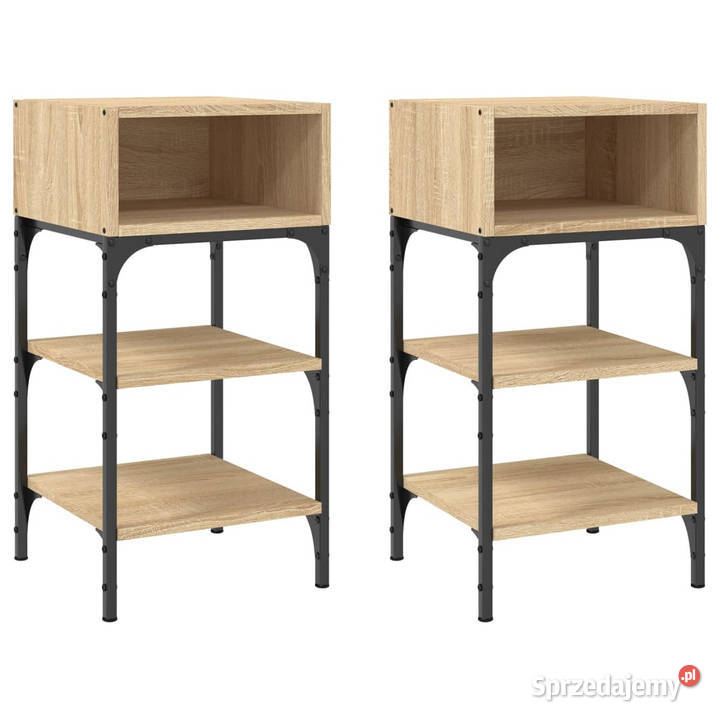 Stoliki nocne 2 dąb sonoma 35x345x70 WM825886 Warszawa