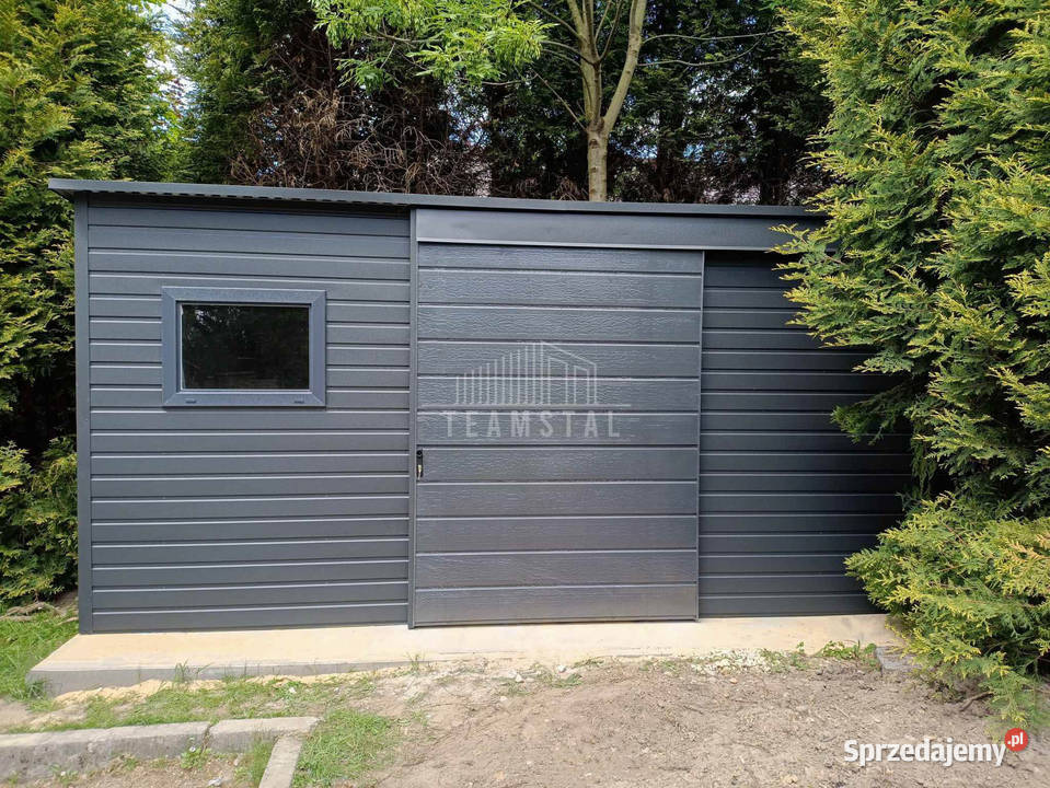 Schowek domek ogrodowy 4x2m drzwi przesuwne okno Łęczyca