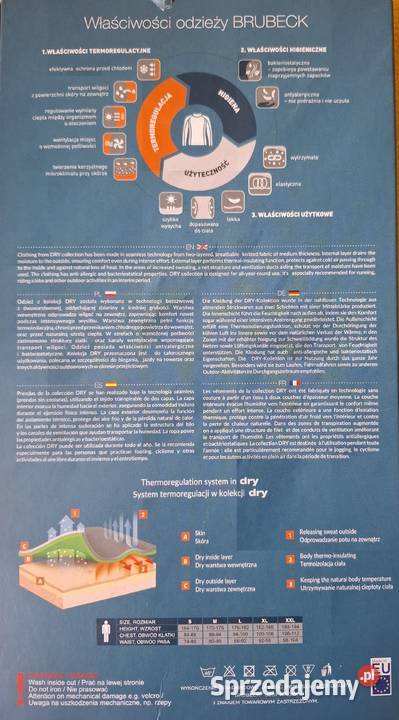 koszulka termoaktywna Brubeck DRY M krótki rękaw Warszawa