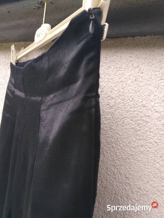 czarne damskie spodnie Jackie Collection Bez wzoru Poznań