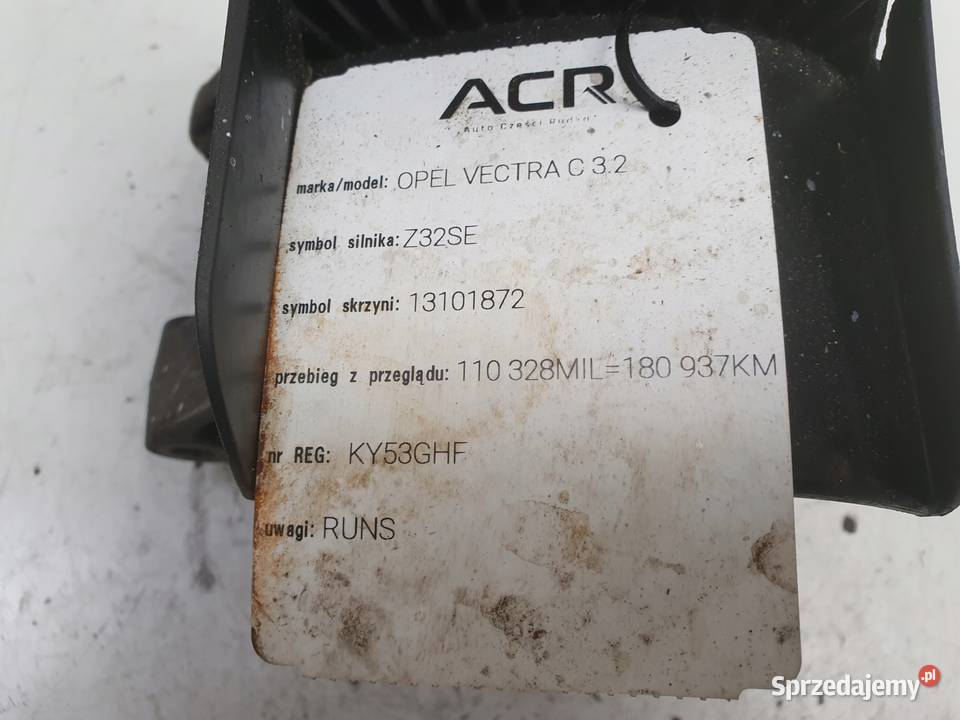 Opel Vectra C 32 V6 ALTERNATOR bosch 24456224 Janów