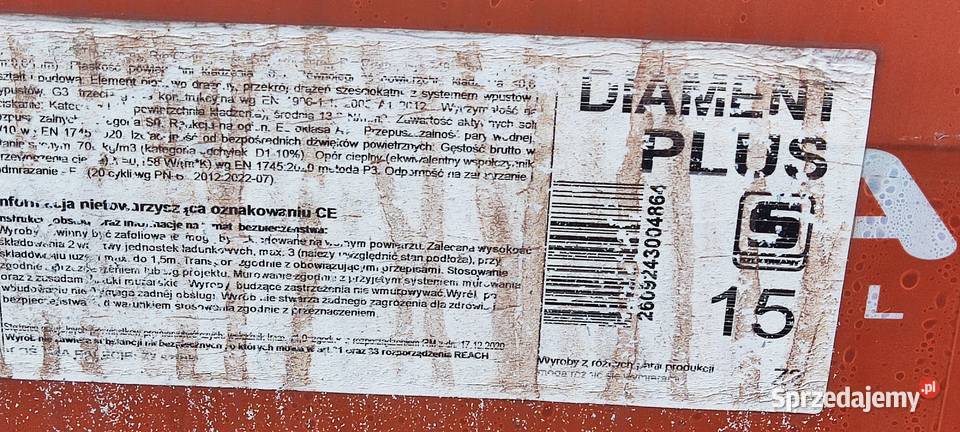 Pustaki termoton diament plus S Dom i Ogród Wola Radziszowska