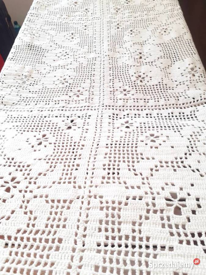 obrus szydełkowy narzuta bieżnik 87x197 Gdańsk sprzedam
