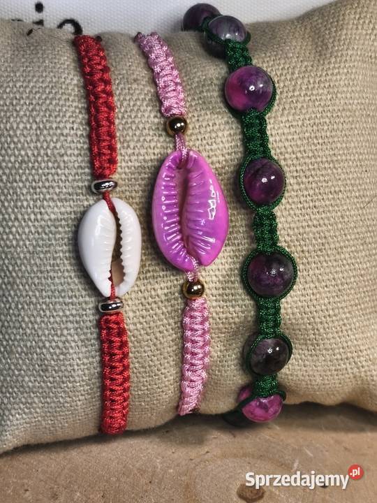 Bransoletki kamienie naturalne rękodzieło Siedlce