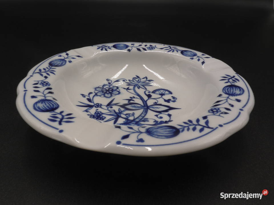 Popielniczka Kahla Wzór Cebulowy Porcelana i szkło