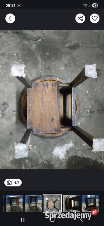 Stolik z lat 60 PRL Przybory kuchenne Dąbrowa Górnicza