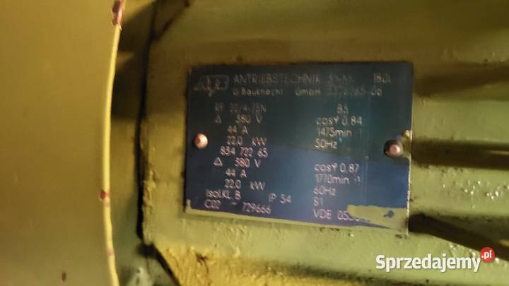 Silnik elektryczny 22 kW z kołnierzem mkvplast Białogard