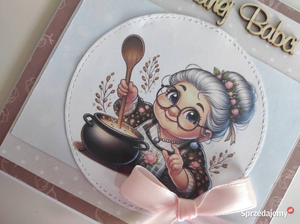 Kartka ręcznie robiona handmade z okazji Dnia