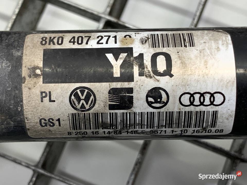 PÓŁOŚ LEWY PRZÓD AUDI A4 B8 8K0407271C 20 180 osobowe sprzedam