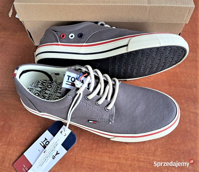 Tommy Hilfiger nowe sneakersy w kolorze szarym r Obuwie sportowe Moda i Styl Kraków