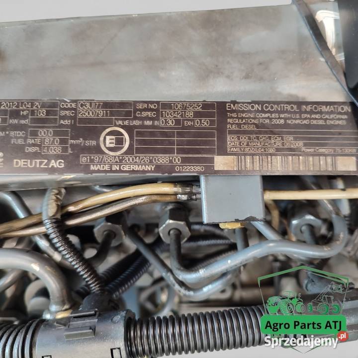 Silnik Deutz TCD 2012 L04 2V Merlo 347 Silnik i osprzęt