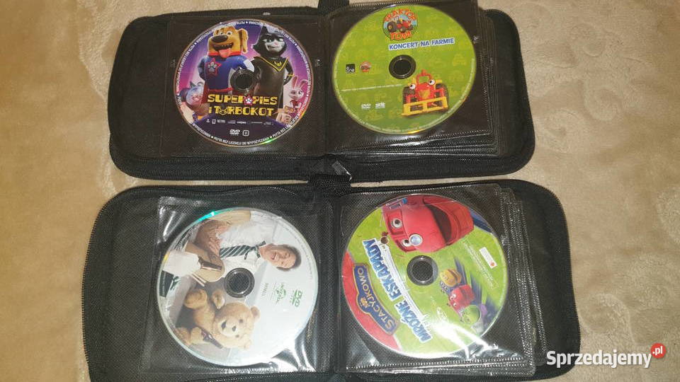 60 sztuk płyt DVD dzieci oryginalne dwa etui Warszawa sprzedam