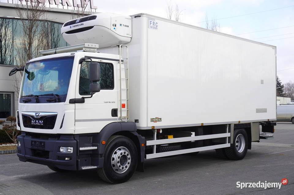 Man TGM 18320 Chłodnia hakowa Chereau Podnośnik 8185kg