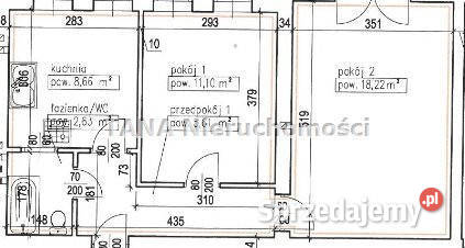 Mieszkanie Kraków 46m2 2pok