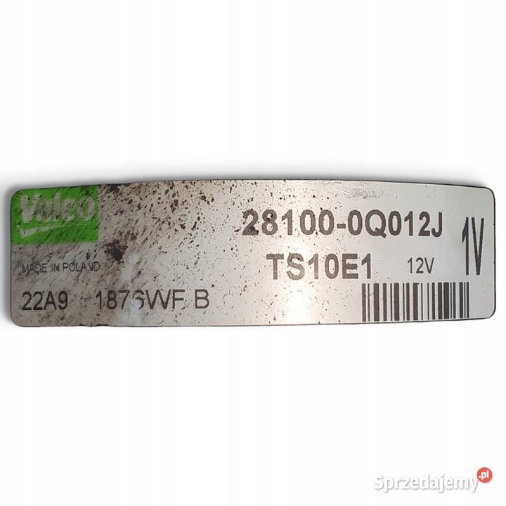 ROZRUSZNIK Toyota Aygo 10 12V 281000Q012J lubelskie Chełm