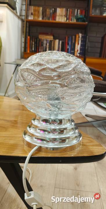 Lampa Art Deco grube szkło vintage prl Kalisz sprzedam