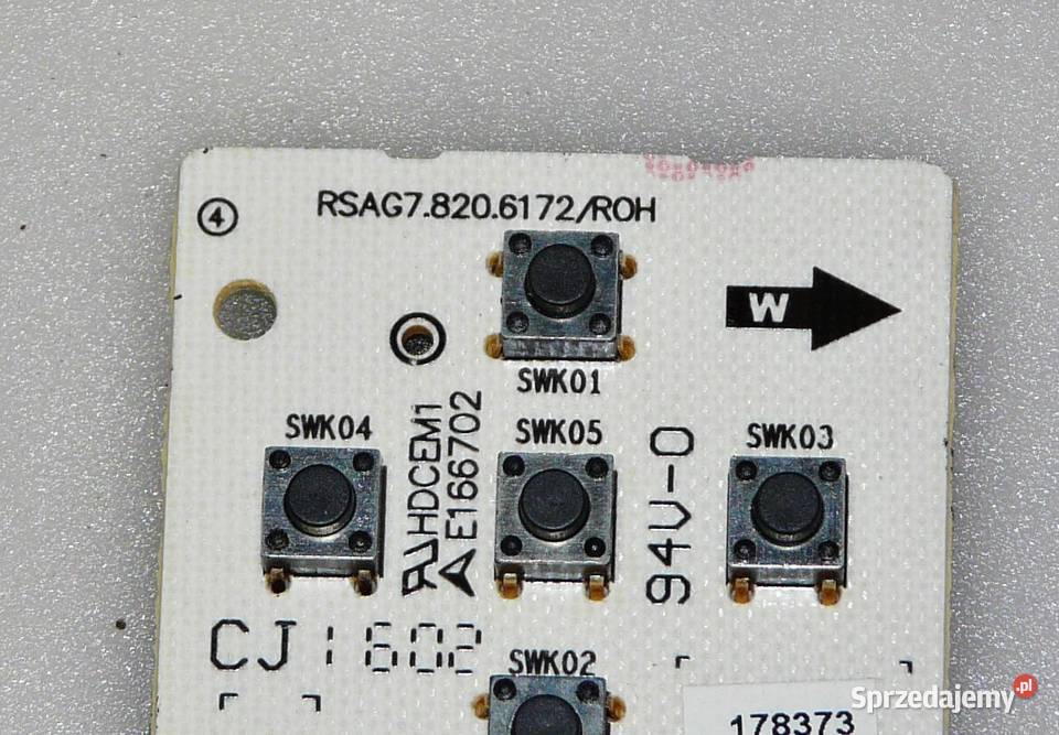 stPanel sterowania Smart TV Hisense RSAG78206172 sprzedam
