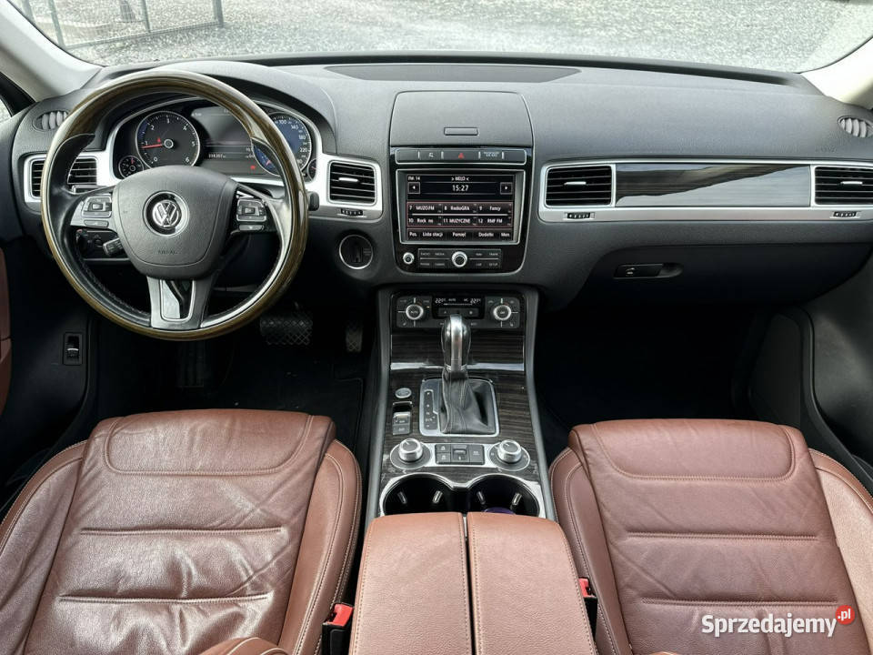 Volkswagen Touareg 30 V6 TDI 262 2016r asystent pasa ruchu Wojkowice