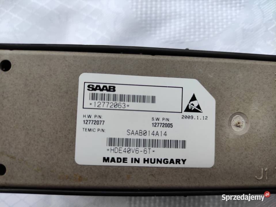 Panel sterowania szyb Saab 93 SS SC osobowe Nowy Sącz