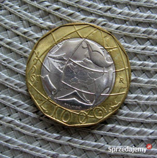 Włochy 1000 Lirów 1998r Mapa Zjednoczeniu Kalisz