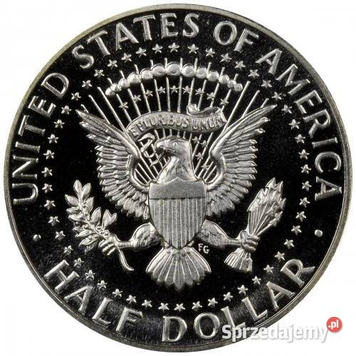 moneta USA dolara 1964 Pół dolara Kennedy mazowieckie Warszawa