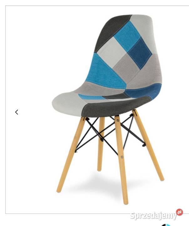 Krzesło tapicerowane patchwork