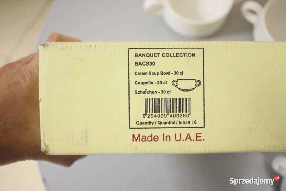 Bulionówka 300 ml BANQUET RAK PORCELAIN 6 SZTUK Pszczyna sprzedam