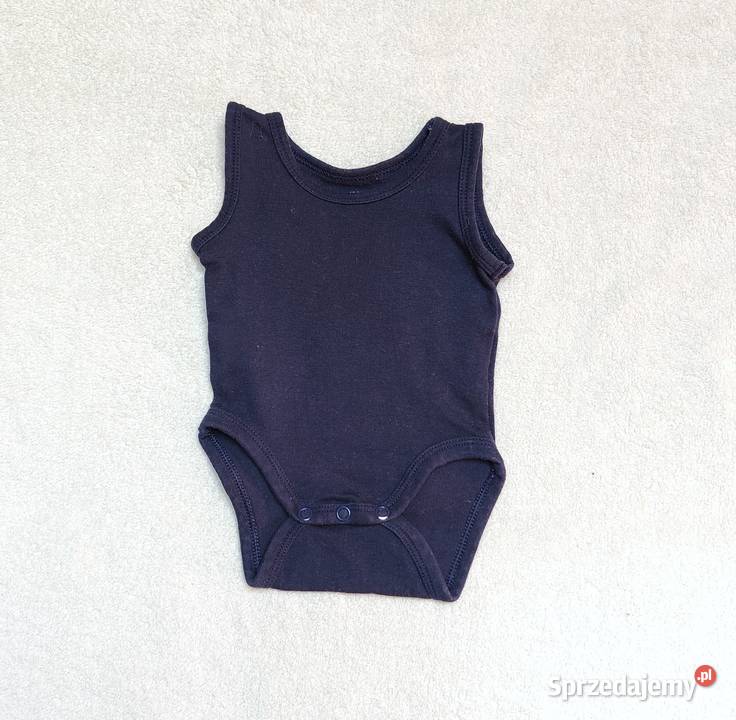 Body HM 50 noworodek newborn bawełna niebieskie Szczecin sprzedam