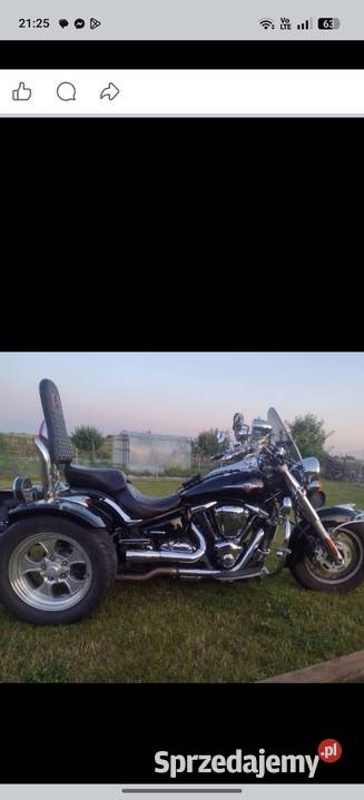 Kawasaki Vulcan Trajka z przyczepka nieuszkodzony zachodniopomorskie Choszczno