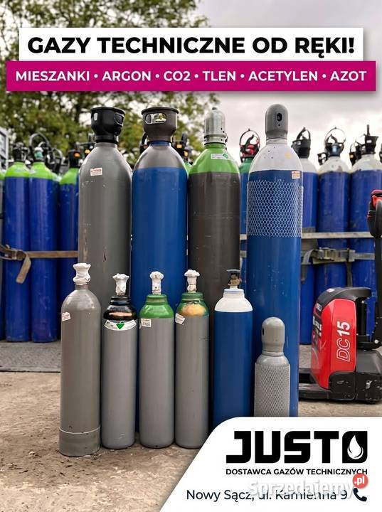 Wymiana butli MIX 18 T8 8L 150bar Gazy Nowy Sącz