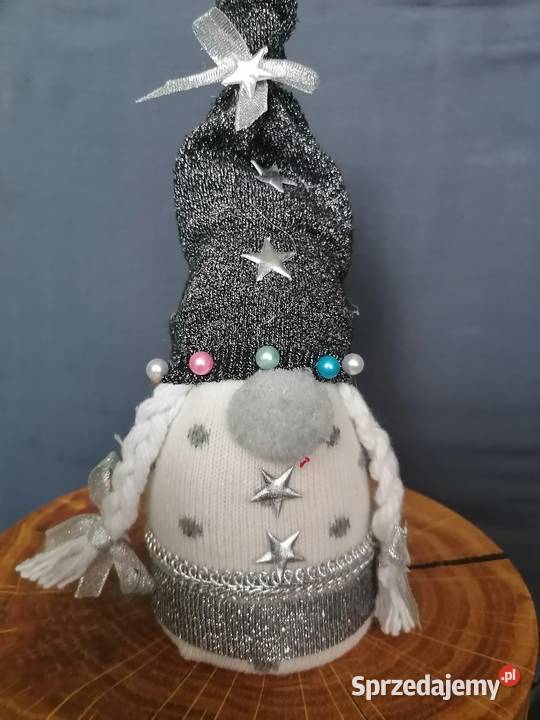 Krasnal skrzat gnom święta maskotka wielokolorowy Sierpc