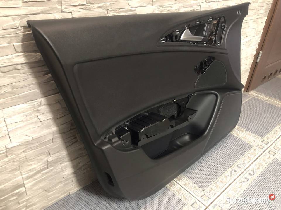 Audi A6 C7 boczek tapicerka lewy przód czarna tapicerki samochodowe Rzeszów
