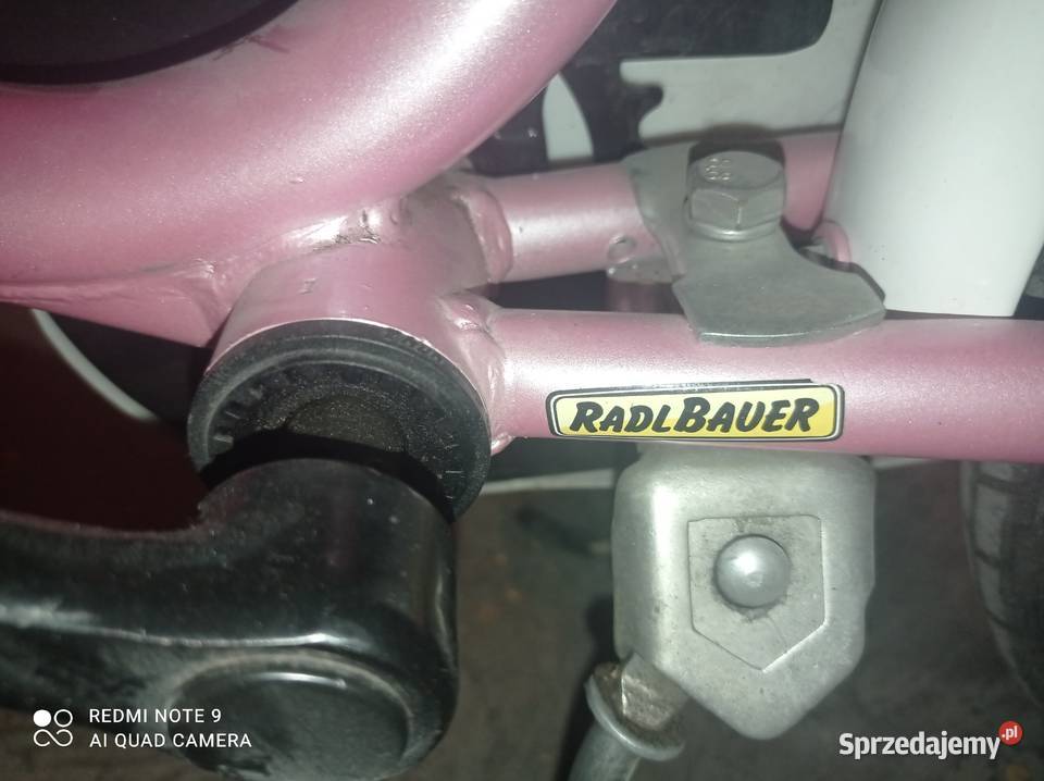 Różowy rowerek dziewczynki