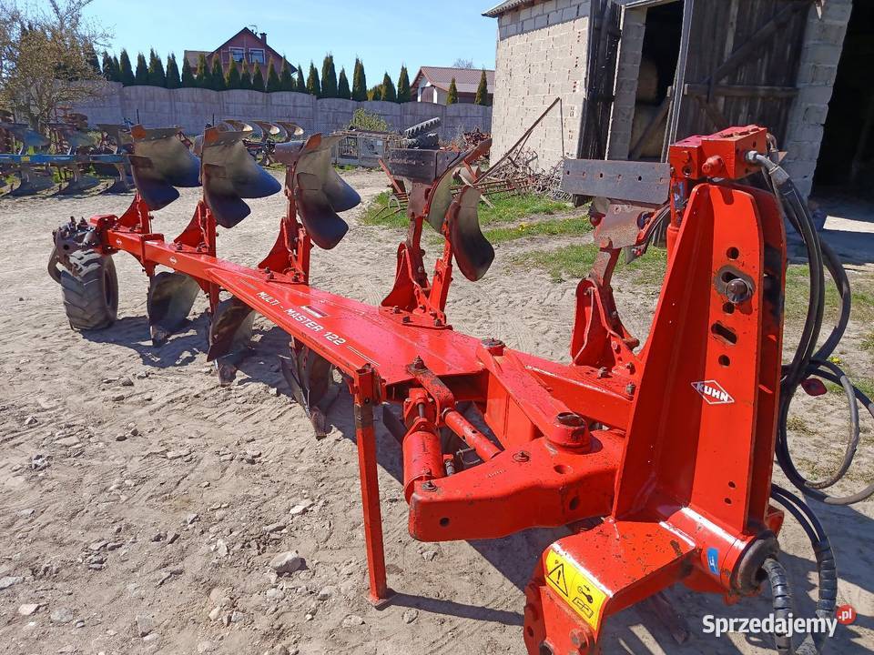 Pług 5 skibowy obrotowy kuhn multi master 122 Skrzydłowo