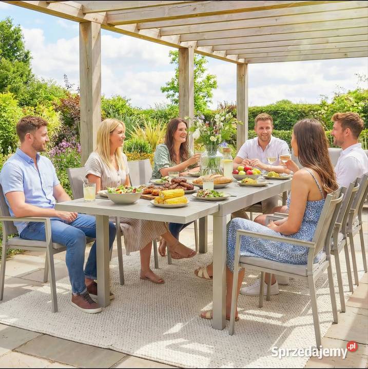 Stół Ogrodowy Rozkładany 154214 x 85 Aluminiowy Gorzów Wielkopolski