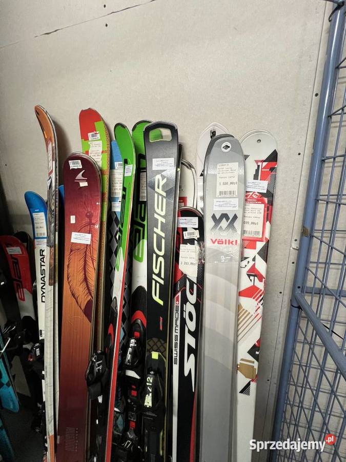 Syndyk sprzeda pakiet nart używanych nart Kraków