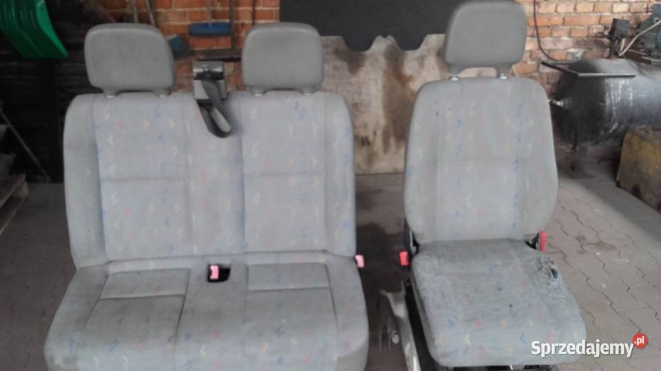 Fotel kierowcy dwójka VW LT Mercedes Sprinter Wyposażenie wnętrza Gniewkowo