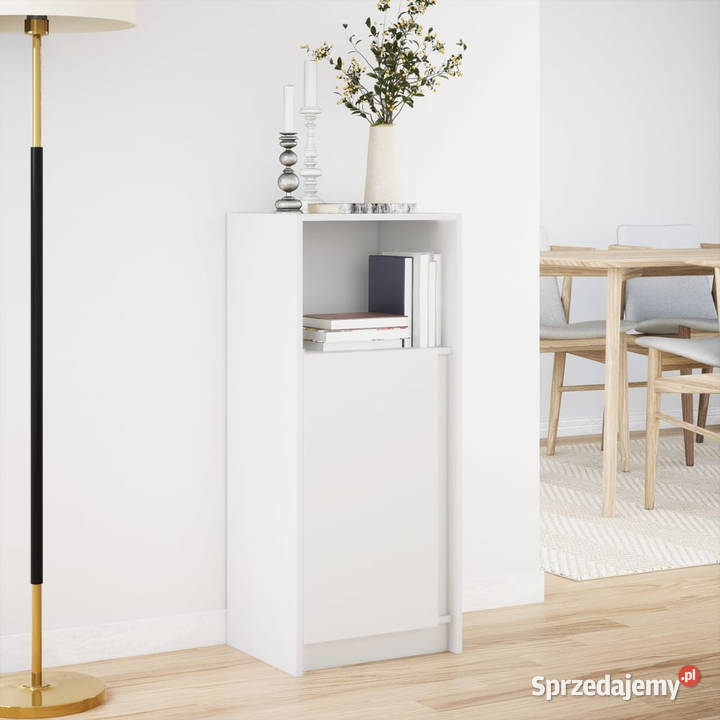 Szafka z LED biała 425x34x100 materiał Warszawa