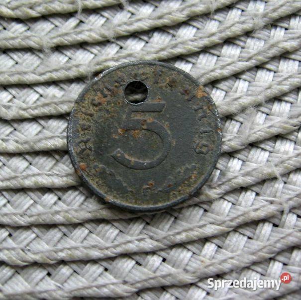Niemcy 5 Pfennig 1940r F Kalisz