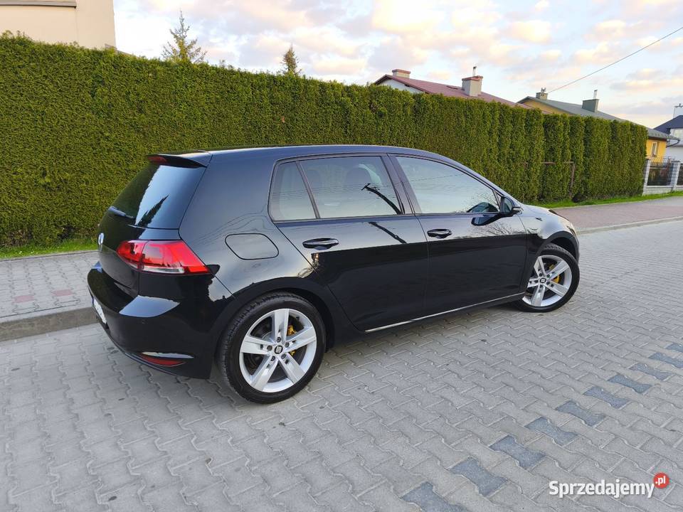 Prywatny Golf VII 14 TSI Bez rdzy Włochy Nowa czarny Rzeszów sprzedam