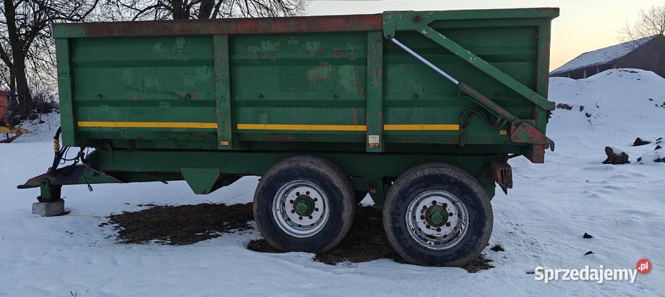 Przyczepa tandem skorupa 12t Richard Western nieuszkodzony Kijany