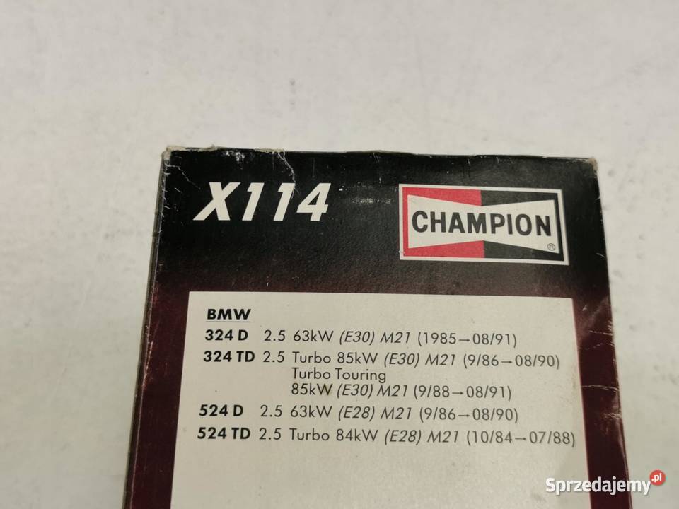 FILTR OLEJU BMW 3 1993 NOWY CHAMPION X114 osobowe