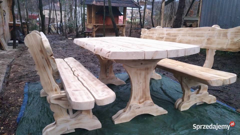 meble ogrodowe bieszczadzkie 215 Komplety mebli podkarpackie