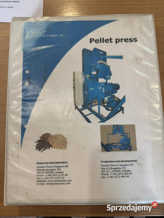 Linia do produkcji peletu SPC PP300 04 th Mierzyn