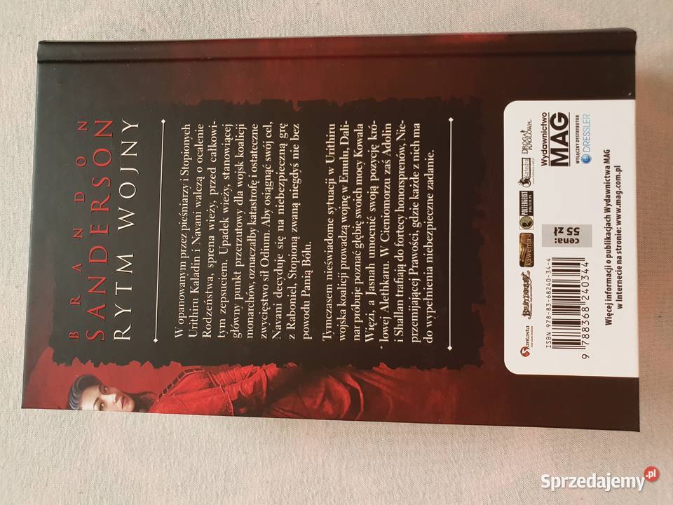 NOWA Książka RYTM WOJNY część 2 tom 4 Brandon twarda dolnośląskie Wrocław