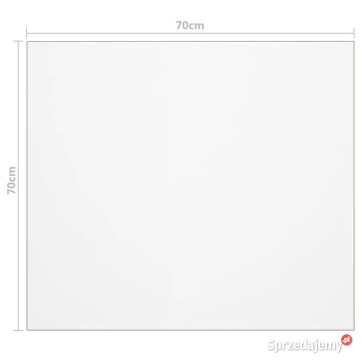 Mata ochronna na stół przezroczysta 70x70 2 mm sprzedam